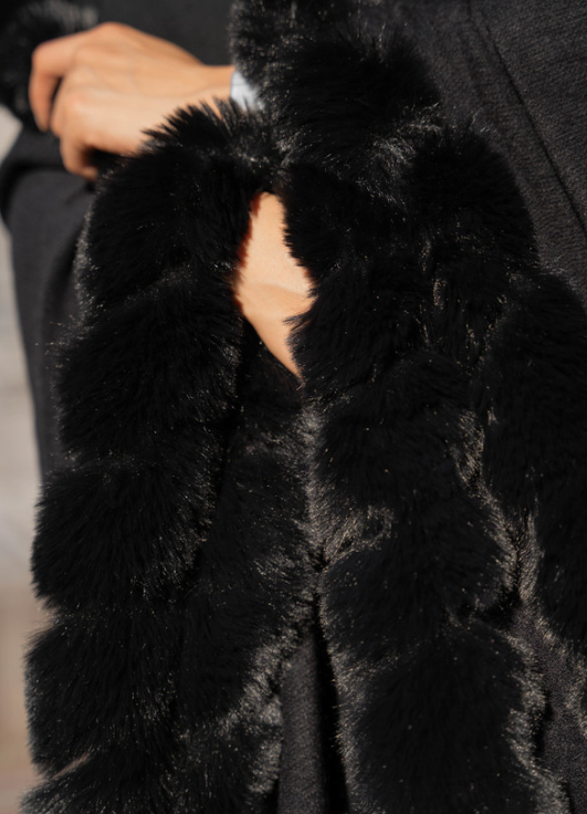 Fab Faux Fur Cape
