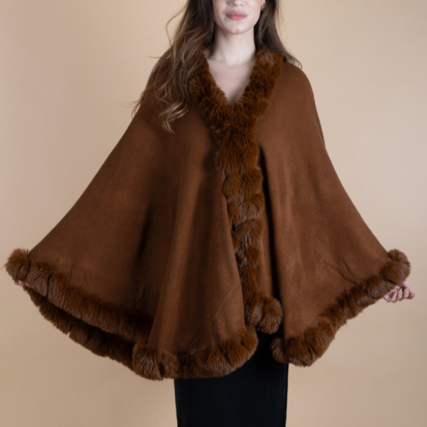 Fab Faux Fur Cape