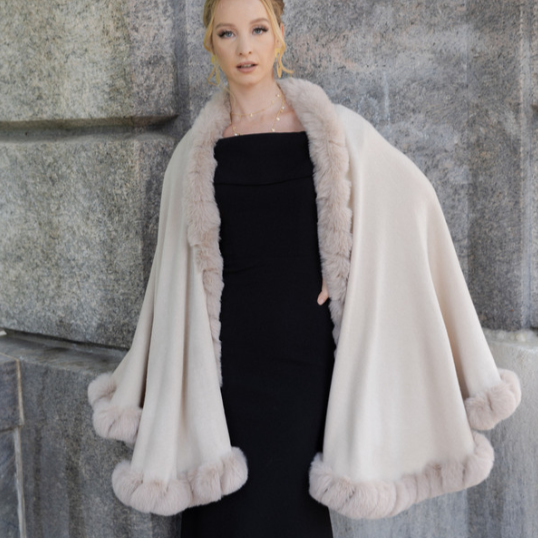 Fab Faux Fur Cape
