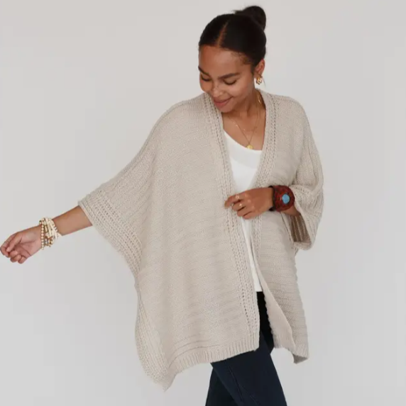 Knit Ruana Wrap