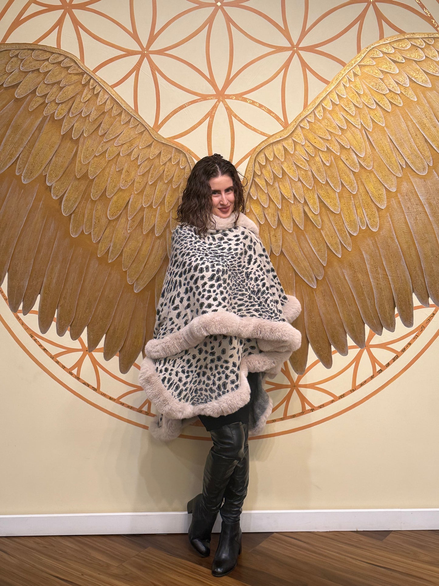 Fab Faux Fur Cape
