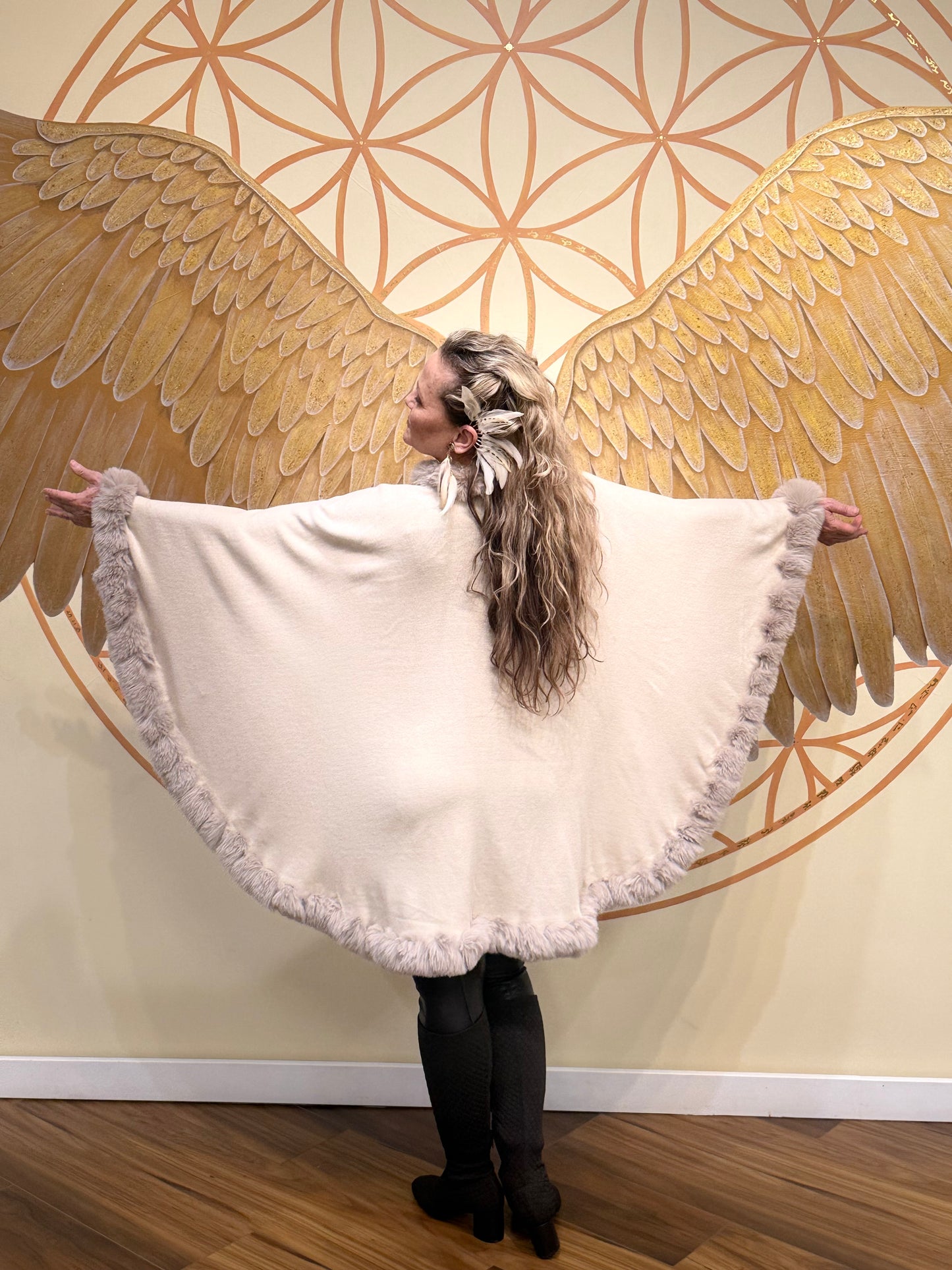 Fab Faux Fur Cape