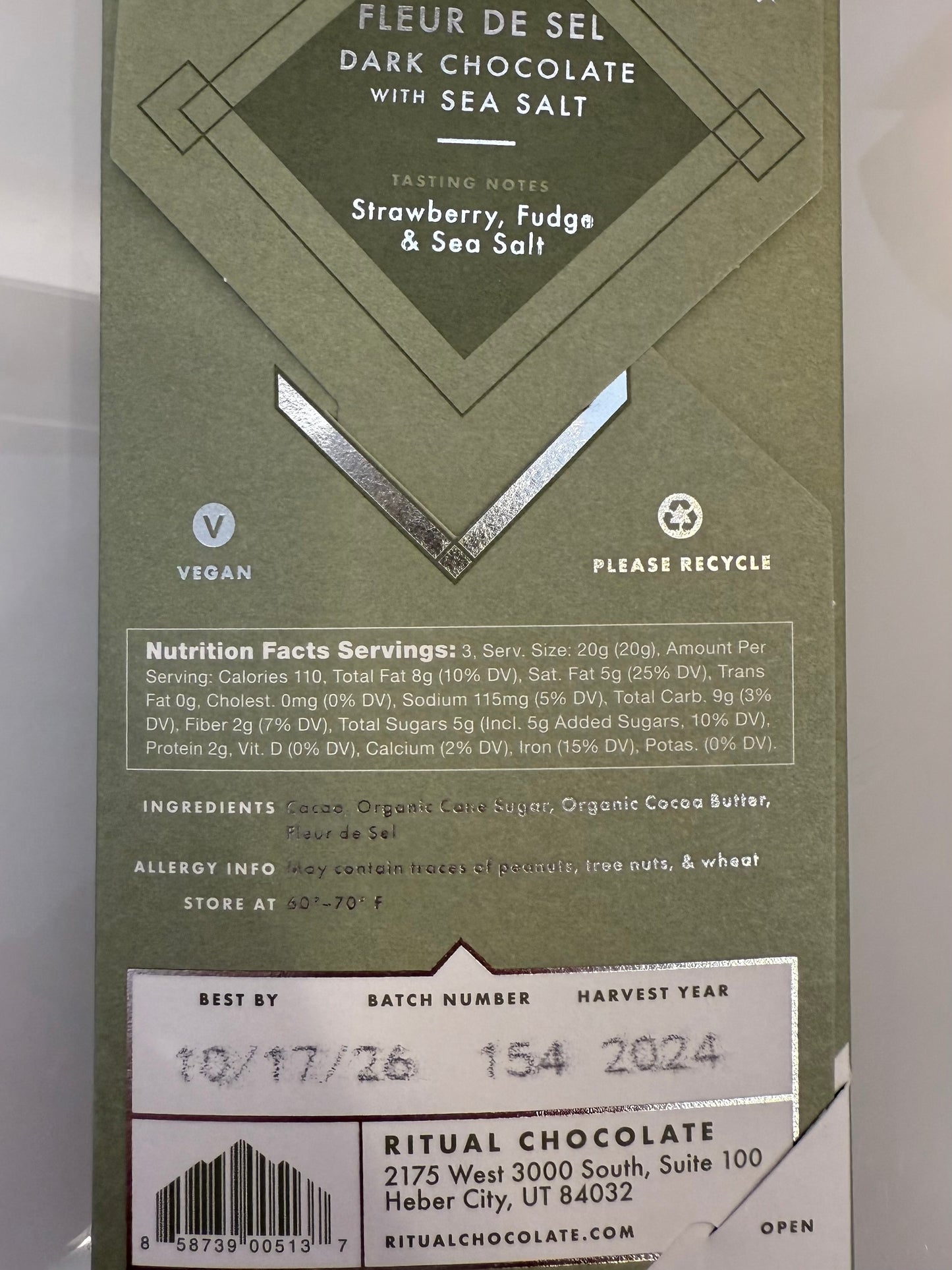 Ritual Chocolate Bar