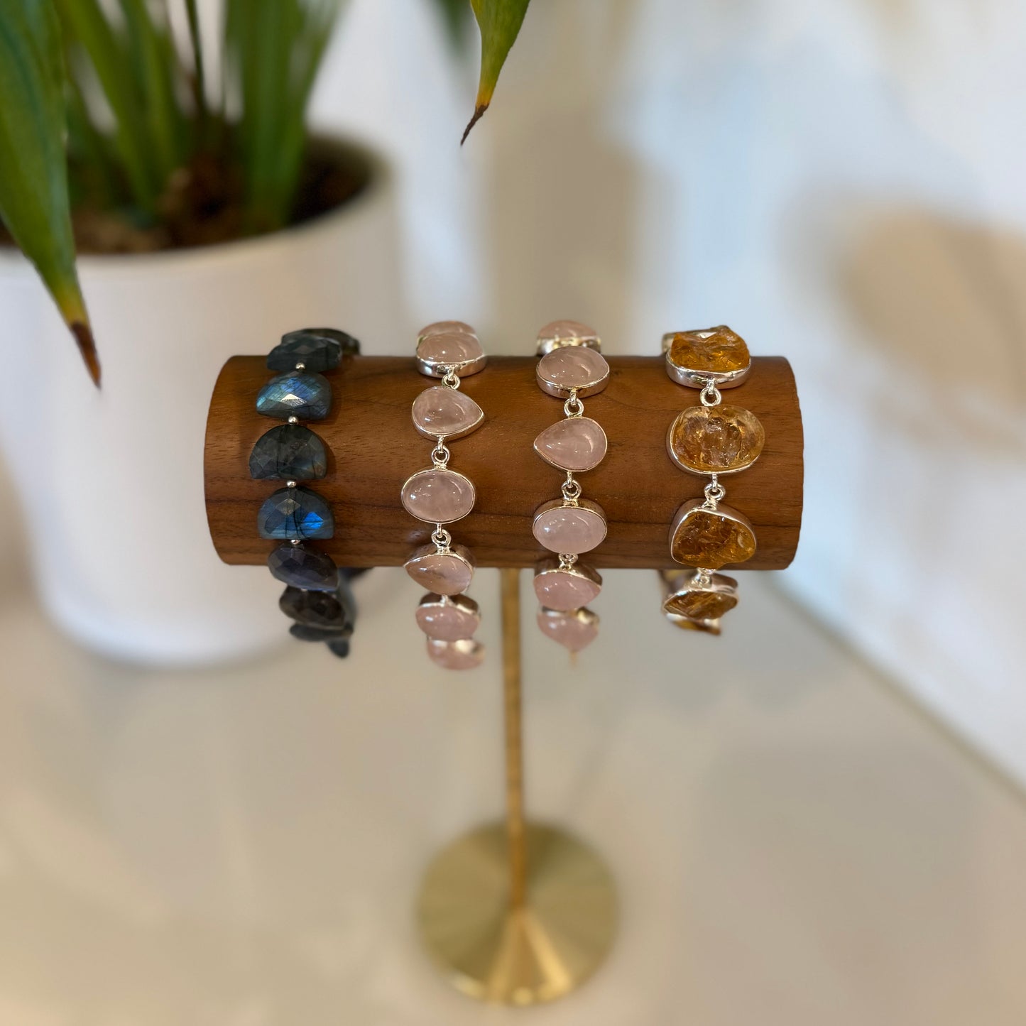 Large Gemstone Bracelet