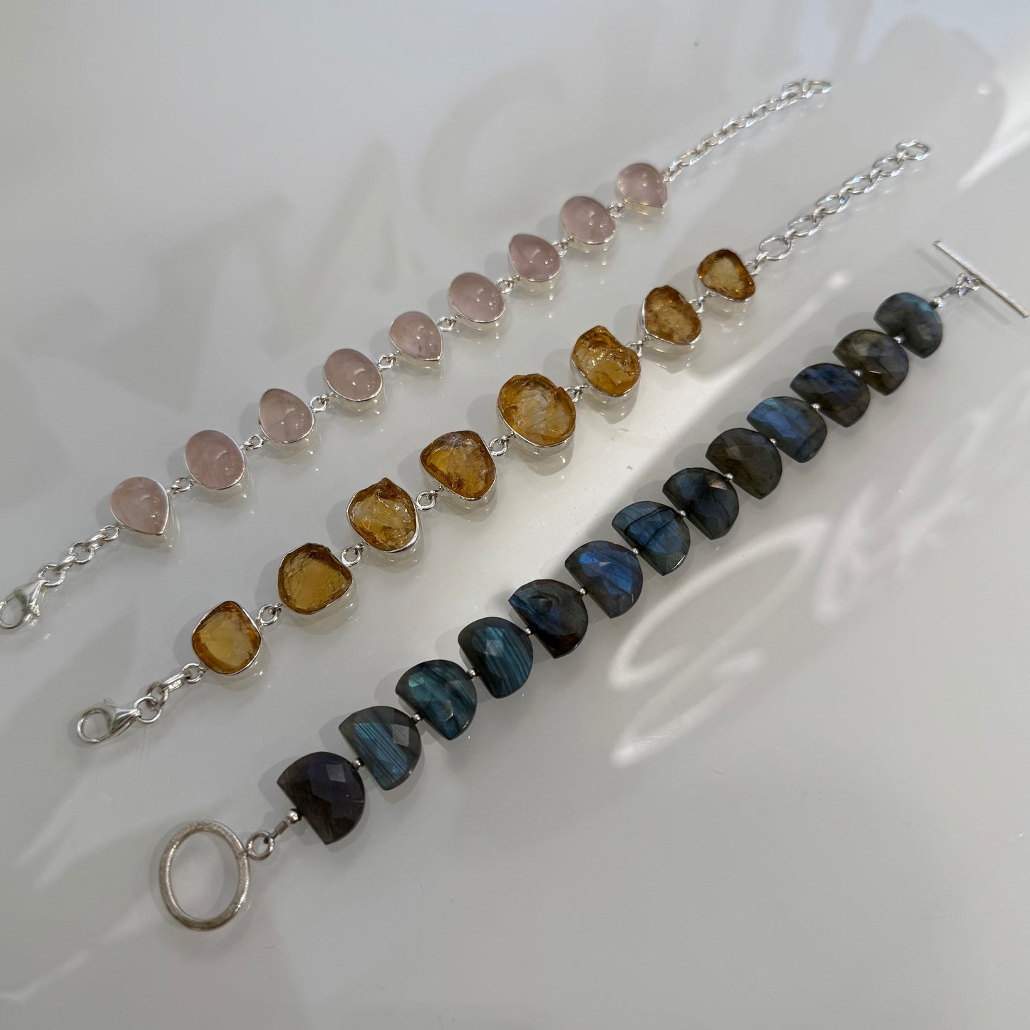Large Gemstone Bracelet