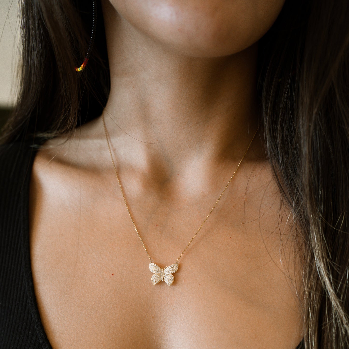 Sparkle Butterfly Necklace