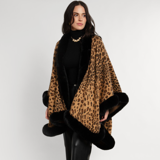 Fab Faux Fur Cape