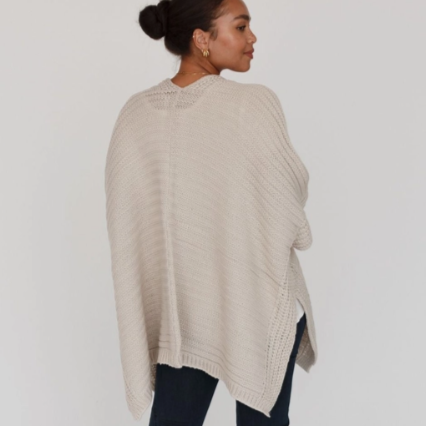 Knit Ruana Wrap