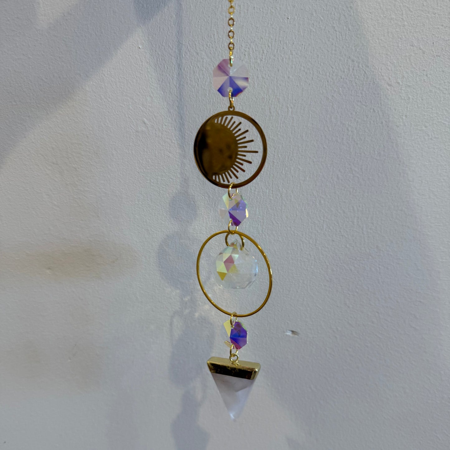 Rose Quartz Sol Suncatcher
