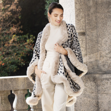 Fab Faux Fur Cape