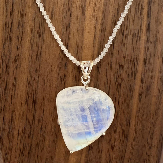Moonstone Pendant on Moonstone Strand