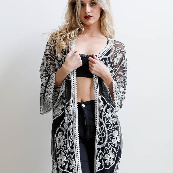 Boho Lace Kimono