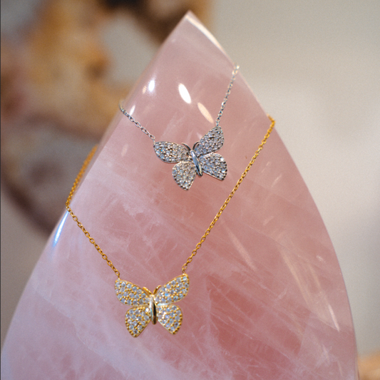 Sparkle Butterfly Necklace