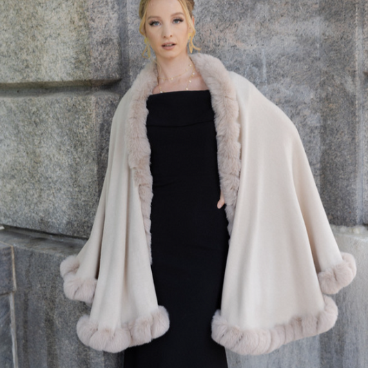 Fab Faux Fur Cape