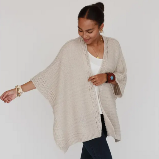 Knit Ruana Wrap