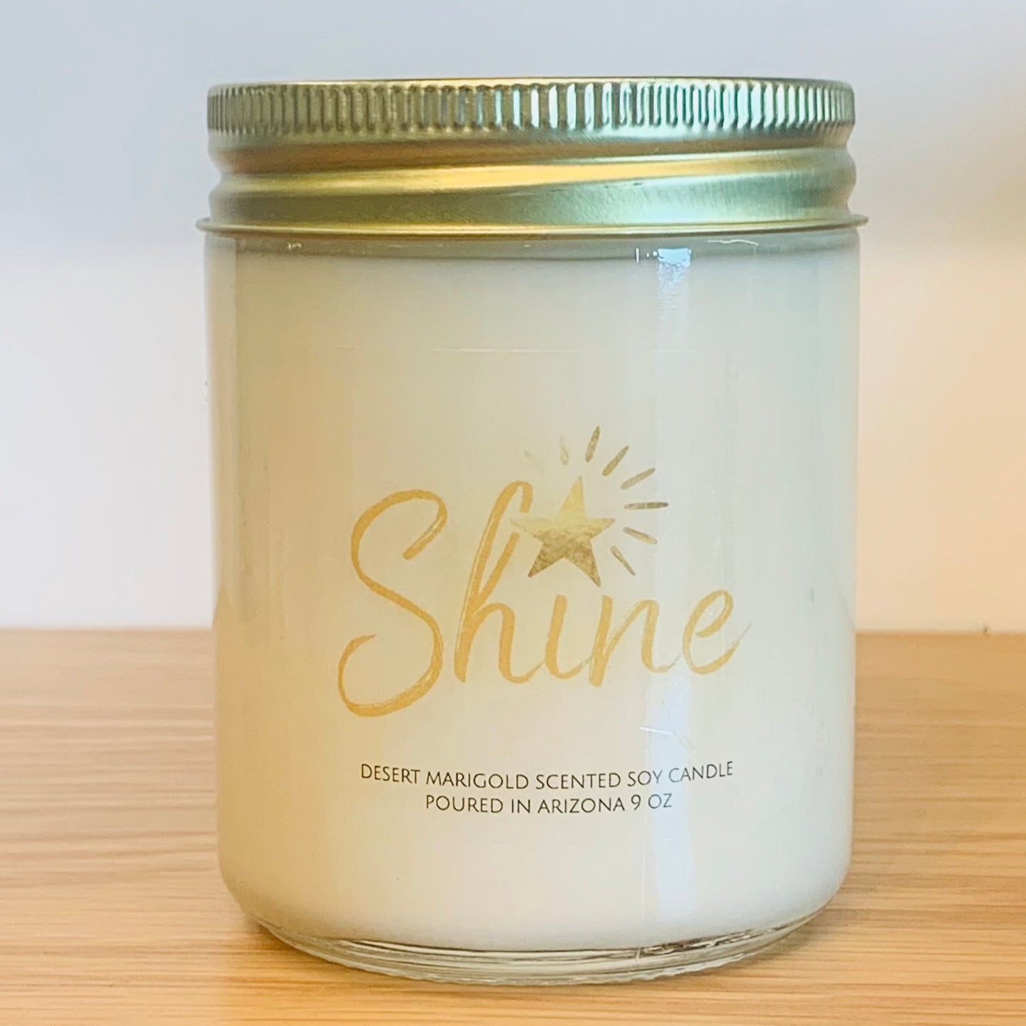 Shine Natural Desert Aromatherapy Candle – 9 oz glass