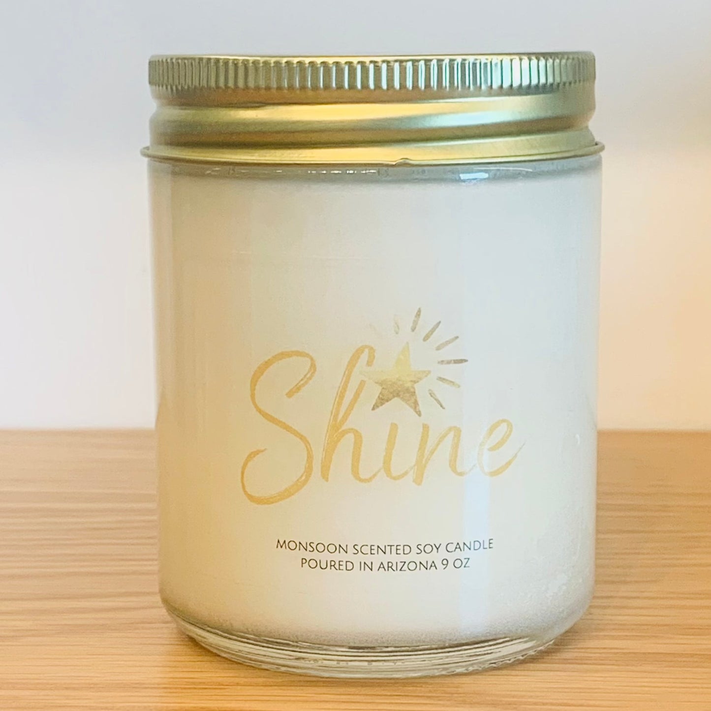 Shine Natural Desert Aromatherapy Candle – 9 oz glass