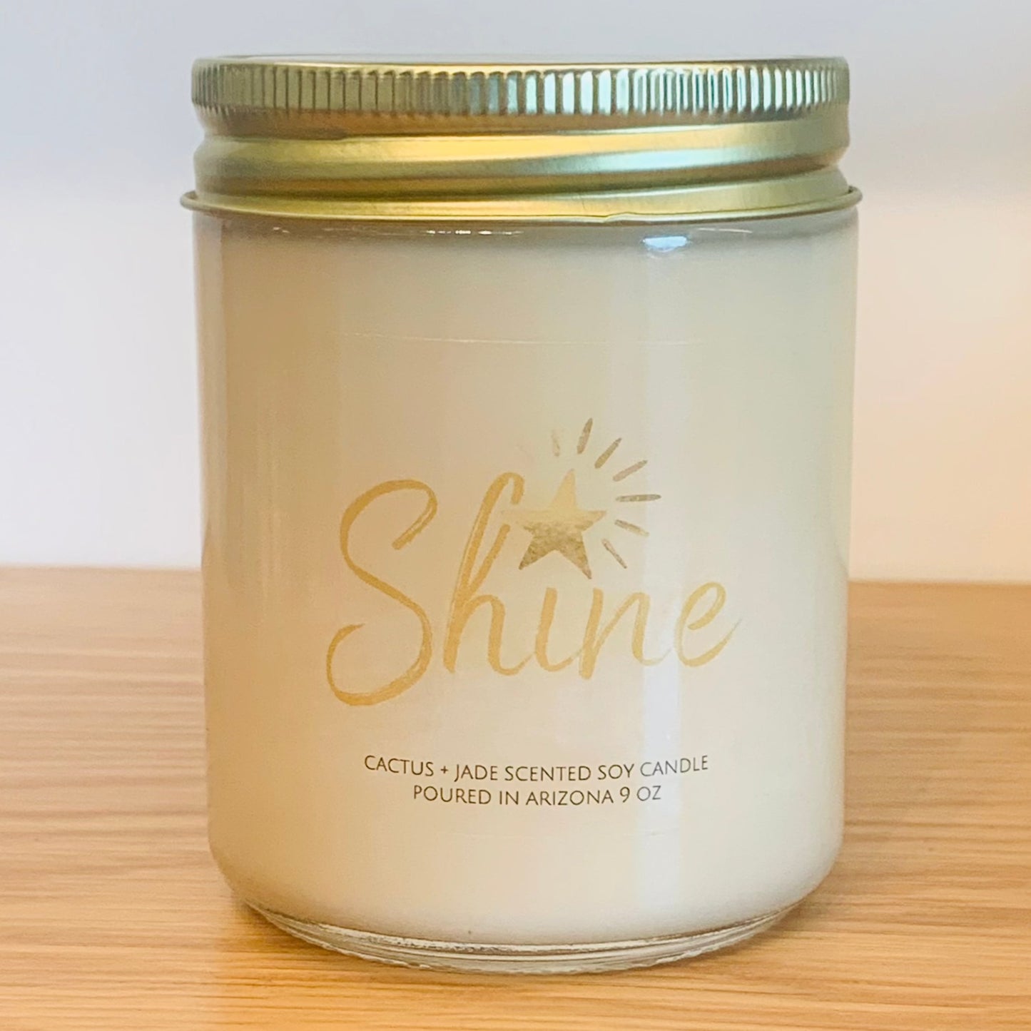 Shine Natural Desert Aromatherapy Candle – 9 oz glass