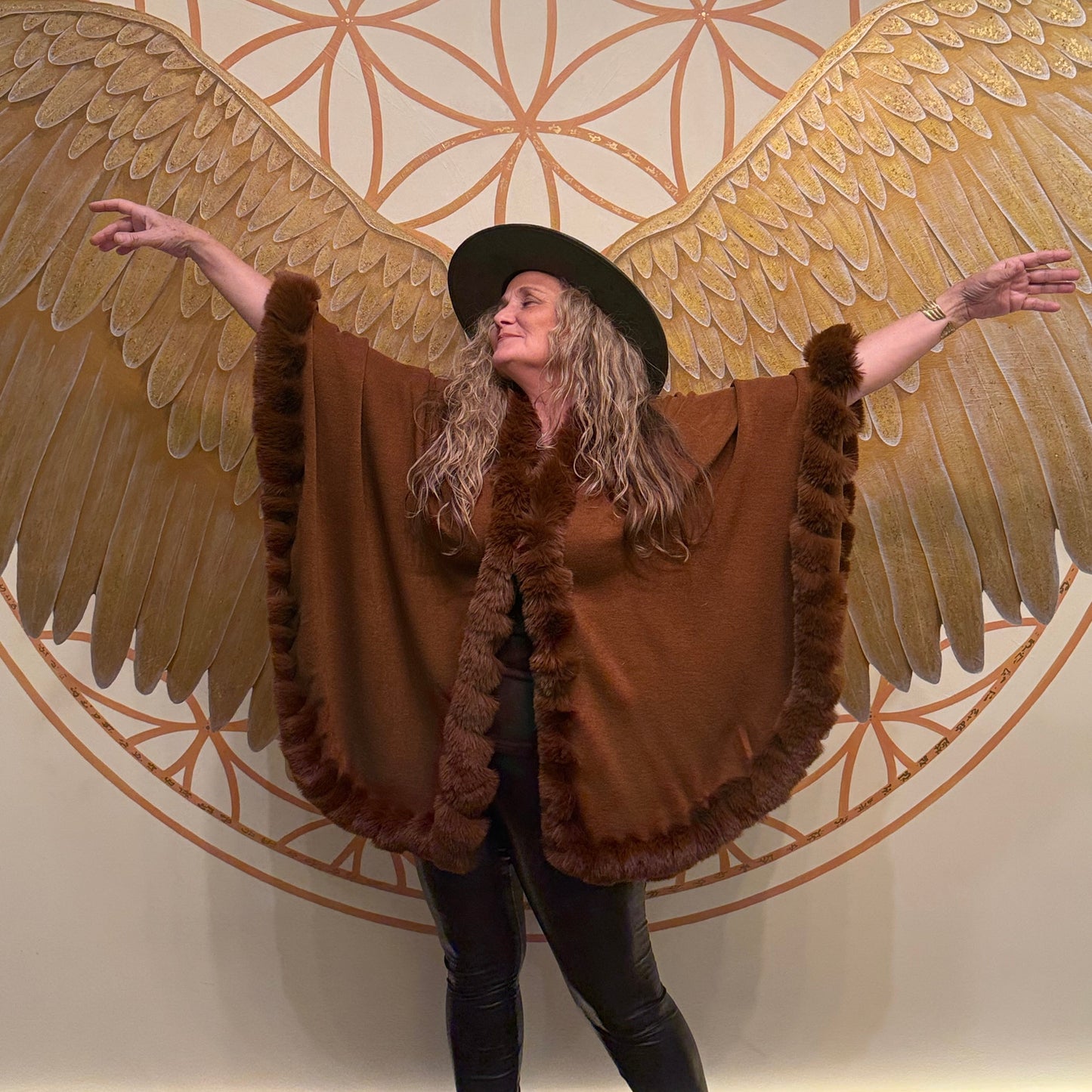 Fab Faux Fur Cape