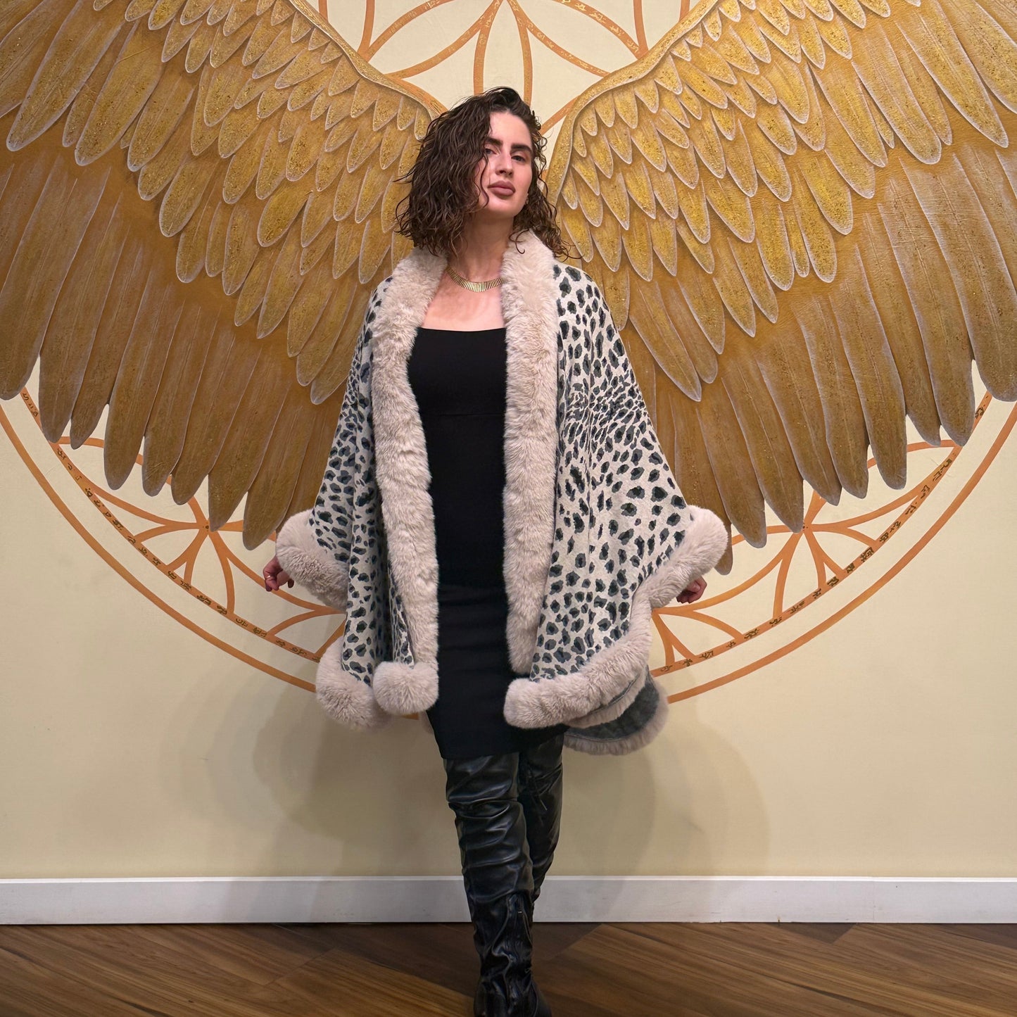 Fab Faux Fur Cape