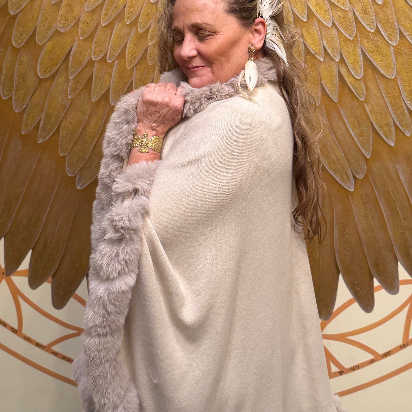 Fab Faux Fur Cape