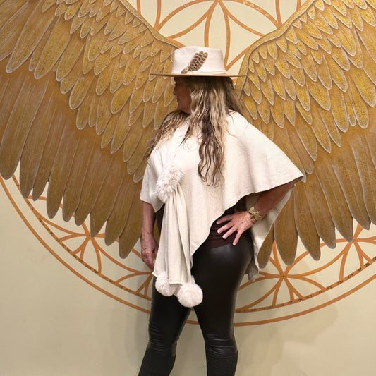 Fluffy Cape Shawl