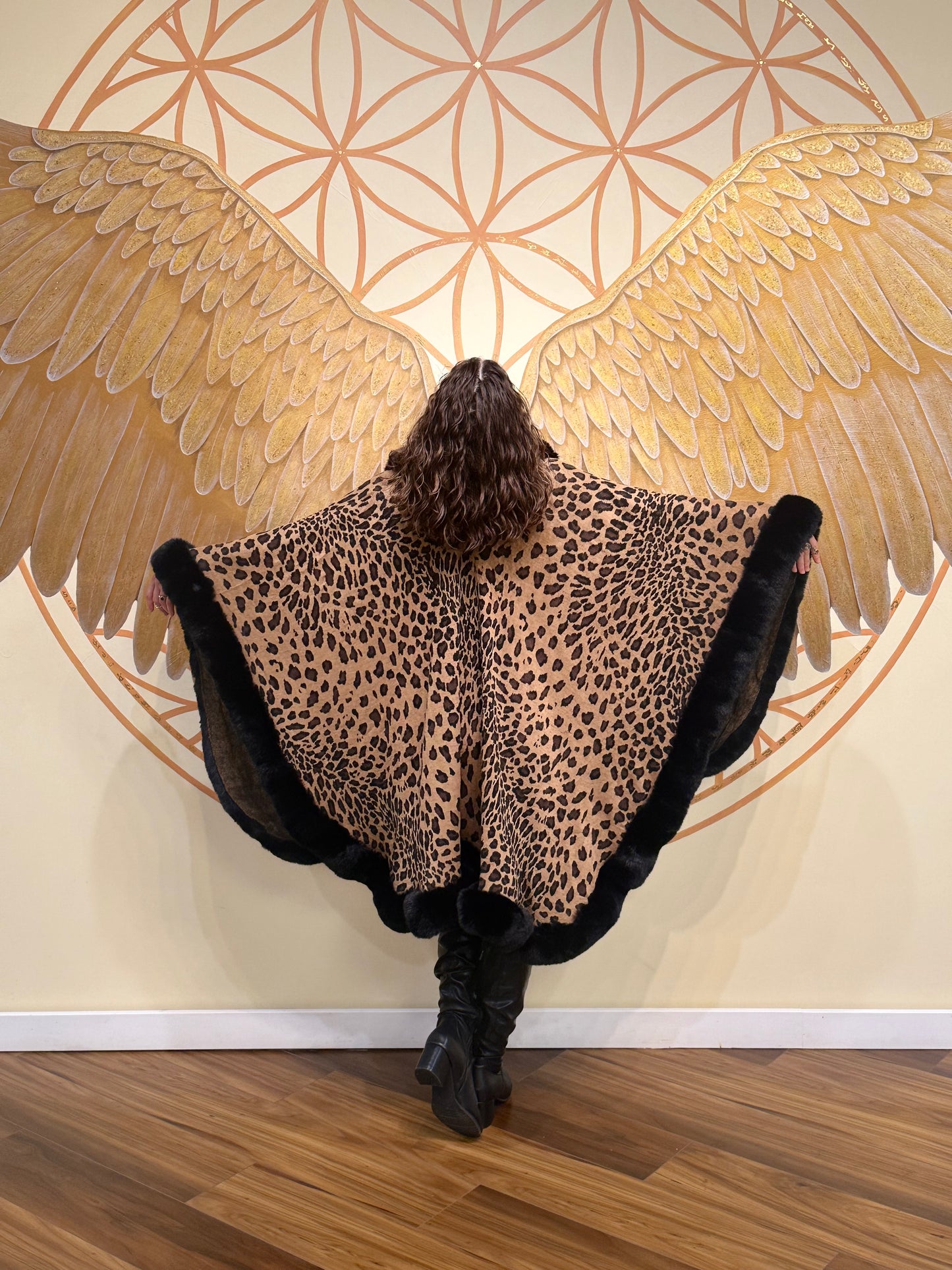 Fab Faux Fur Cape