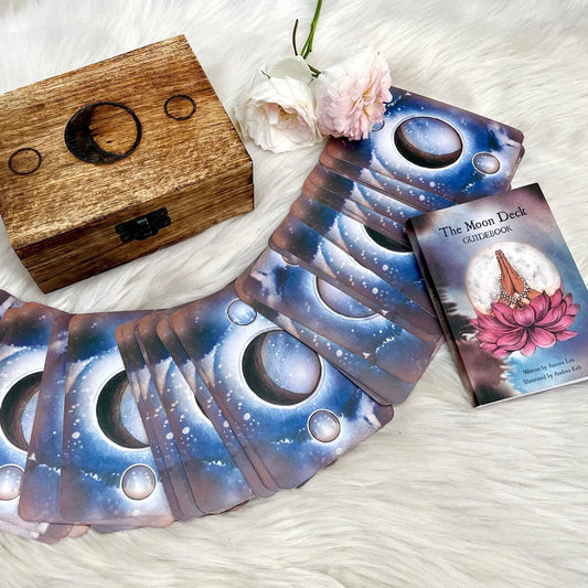 The Moon Deck Oracle Cards Wooden Box Set