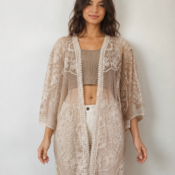 Boho Lace Kimono