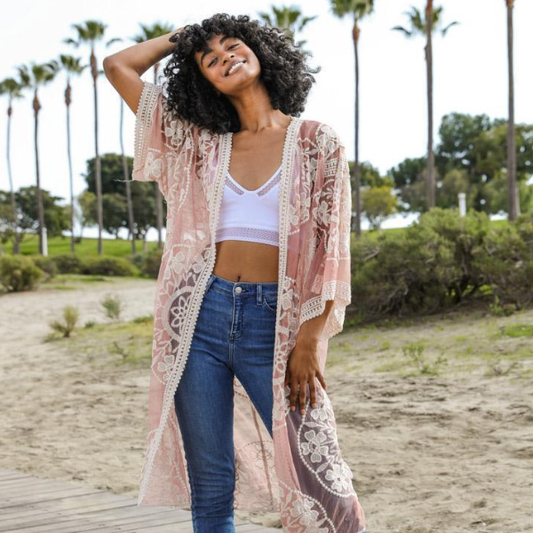 Boho Lace Kimono